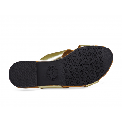 Women Sandals LS-10 Gold Nappa
